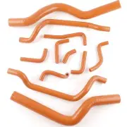 Orange Silicone Radiator Heater Hose for 89-94 Mitsubishi Eclipse DSM 1G 4G63T (for: Mitsubishi)