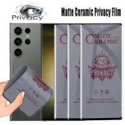 Privacy Matte Ceramic Screen Protector for Samsung Galaxy S25 Ultra S24 S23 S22