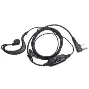 Dual PTT Earpiece Earbuds With Mic For Baofeng BF-UV5R UV82 UV82L UV-89 Radio
