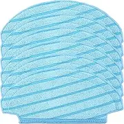 YBVABE Mopping Pads for Ecovacs Deebot, T8+, T9, T9 Aivi, T8 Aivi, N8+, N8 Pro, Pro+, N10, N10 Plus, NEO, Robot Vacuums Washable 6Pieces Mop Pads