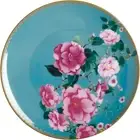 Maxwell & Williams Teas & C's Silk Road Coupe Plate 19.5cm Aqua Gift Boxed
