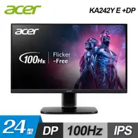 在飛比找momo購物網優惠-【Acer 宏碁】KA242Y E+DP 24型 IPS 抗