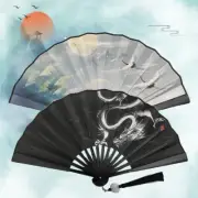 Chinese Style Folding Fan Hand Held Fans Tassels Dance Wedding Party Favors
