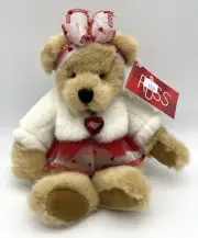 NWT Russ Berrie “Tootsie” the Valentine’s Day Heart Teddy Bear Plush