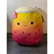 NWT - Squishmallows Bergit the Boba Tea 2023 12" Stuffed Plush