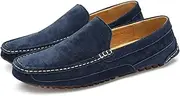 [ZIRIA] Suede Leather Man Loafers Casual Shoes for Men Boat Shoes Handmade Men Slipon Driving Shoes