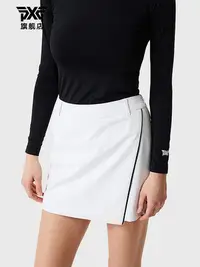 在飛比找Yahoo!奇摩拍賣優惠-高爾夫服裝 女士半身裙 golf運動休閑防走光不規則短裙 2