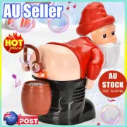 Automatic Santa Claus Farting Bubble Machine Portable Outdoor Party Toy BlowDX