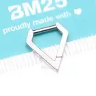 Implant Grade Titanium Basic Hollow Triangle Clicker Hoop Ring