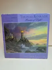 Thomas Kinkade Lighthouse Jigsaw Puzzle Light of Peace 27 x 20 Sealed
