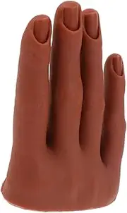Vaguelly Silicone Nail Training Hand Bendable Mannequin Model for Nail Art Practice Realistic Display Tool for Beginners and Professionals Essential Manicure Supply for Perfecting