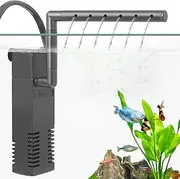 PYPABL Submersible Fish Tank Internal Filter, Aquarium Filter with Water Pump for up to 150L Fish and Turtle Tank (4W for 10-75L Tank)