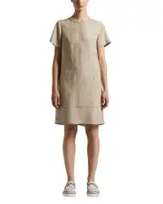 Peserico Flax Linen Mini Dress
