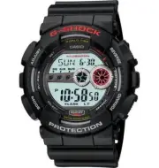 G-Shock Chronograph Watch with Super LED Display GD100-1A