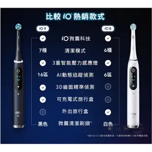 Oral-B 歐樂B iO9 微震科技電動牙刷-曜石黑 -原廠公司貨