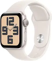 [Apple] WATCH SE SERIES 10 40MM GPS STARLIGHT ALUMINUM CASE WITH SPORT STRAP S/M MXEF3QL/A
