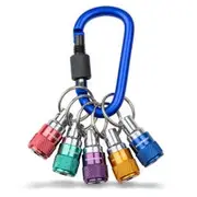 MARXMAN Quick-Release Hex Bit Holder w/ Carabiner 5 Piece MIC5PC