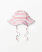Hanna Andersson Baby Sunblock Swim Hat Size XS Ages 3-12 Mos. Happy Pink/ White