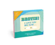 Knock Knock Bestie I Love You Because ... Book Fill in the Love Fill-in-the-Blank Book & Gift Journal