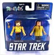 CAPTAIN KIRK & KHAN - Star Trek Mini Mates Figure Pack 2013 NEW Factory Sealed