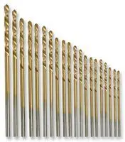 DURATOOL Titanium Coated 20 Piece Power Drill Bit Set