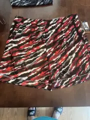 NEW AND1 Men's 3XL Offense Basketball Athletic Shorts Drawstring Red 42 x 8