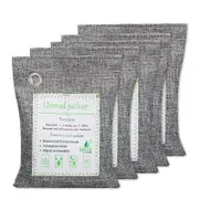 OZNALA 5 x 200g Air Purifying Bags Bamboo Activated Charcoal Bags for Home Car Shoes AU
