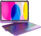 CC Store Touchpad Keyboard Case for iPad 10th Generation 10.9" 2022, Purple