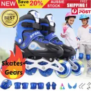 Adjustable Sizes Rollerblades Inline Skates Blades Girl Boy Roller Shoes Kids AU