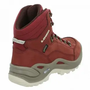 【LOWA】女-防水透氣GORE-TEX中筒登山鞋 RENEGADE GTX MID Ws椒紅(320945-0331)