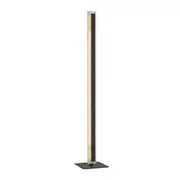 Serano Floor Lamp Silver Aluminium Black Acrylic - SERANO2 FL-SL