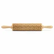 Folkroll dough roller teddy bears rolling pin embossing roller pattern motif ...