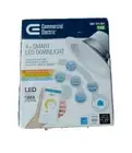 Commercial Electric 4 in Matte White Recessed LED Smart Downlight Bulb T42 NEW