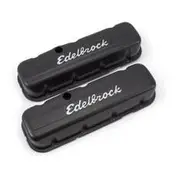 Edelbrock Valve Cover Tall Profile - Black Powder Coated, Chevrolet Big Block, ED4683
