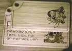 Handmade Solid Wood Cutting Board Set Of 2 Woodburned Lilo Stitch