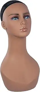 Zialofi Wig Display Stand for Jewelry And Accessories Mannequin Head for Scarves And Earrings