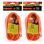 Ozoffer 4Pcs 90CM Heavy Duty 10MM Strong Stretched Bungee Cord Strap Car Roof Luggage