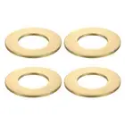 4Pcs Brass Flat Washer, M24x44x2mm Brass Washer Assortment for Screws Bolts