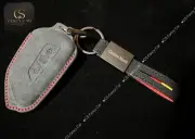 Premium Alcantara Leather Key Fob Cover Case For VW Golf R 8Th Generation