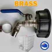 IBC Tank Adapter S60X6 Brass 1/2" 3/4" Tap Garden Hose Outlets Fitting-SJ