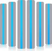 18 Pack Reading Guide Strips Colored Overlay Highlight Bookmarks Reading Strips Help with Dyslexia for Crystal Children and Teacher Supply (Blue)