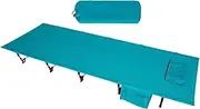 Eigell Folded Camping Cot Camp Bed Heavy Duty Lightweight Sleeping Cot Outdoor Bed for Beach Backpacking RV Mountaineering Trekking
