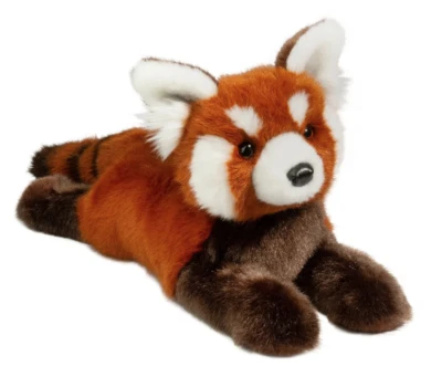 Douglas Plush Rowan DLux Red Panda Stuffed Animal, 18" long