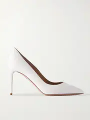 [Aquazzura] Aquazzura - Purist 85 Leather Pumps - White - IT36 IT 36 White