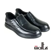 在飛比找momo購物網優惠-【Waltz】寬楦 氣墊鞋 皮鞋 紳士鞋 樂福鞋(4W514