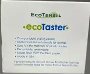 EcoTensil EcoTaster Compostable (ASTM D6868), 500 Ct.