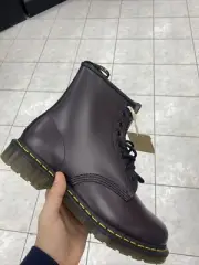Dr. Martens 1460 Boots SZ 9 Laced Up Burgundy Leather New