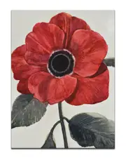 Ready2HangArt Graceful Poppy I Wrapped Canvas Wall Art