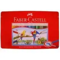 在飛比找博客來優惠-【FABER-CASTELL】36色水彩色鉛筆(鐵盒裝)(附