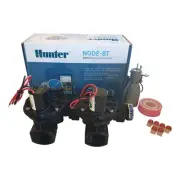 Hunter NODE 200 Bluetooth Kit - Solenoids,Connectors,Sensor, 9V Battery Operated
